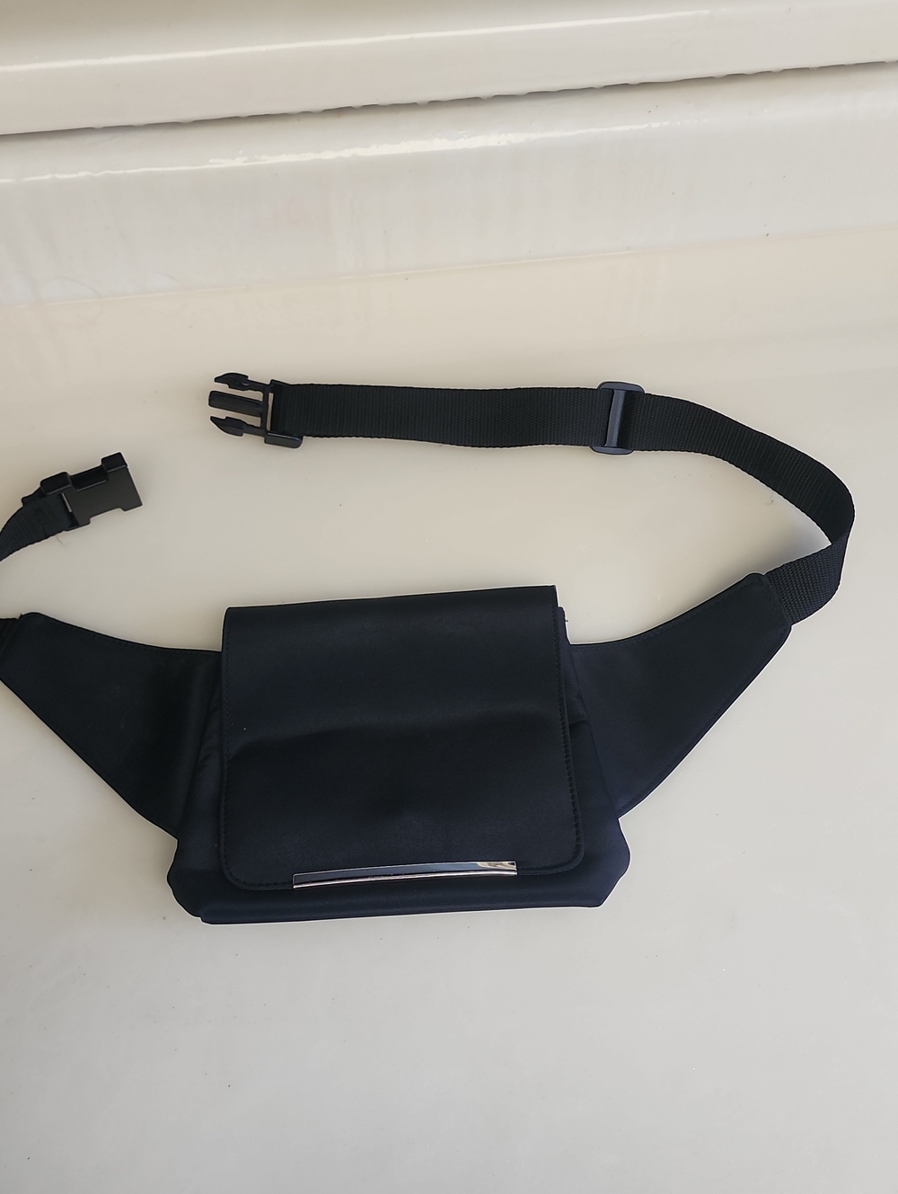Black Waist Bag Belt Pack